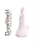 Tyúk kerámia 5x10cm - Fehér