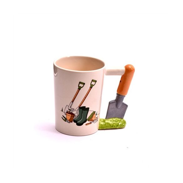 Bögre ásóval kerámia