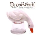 Poly kacsa flokkolt 11x5x5cm - Fehér