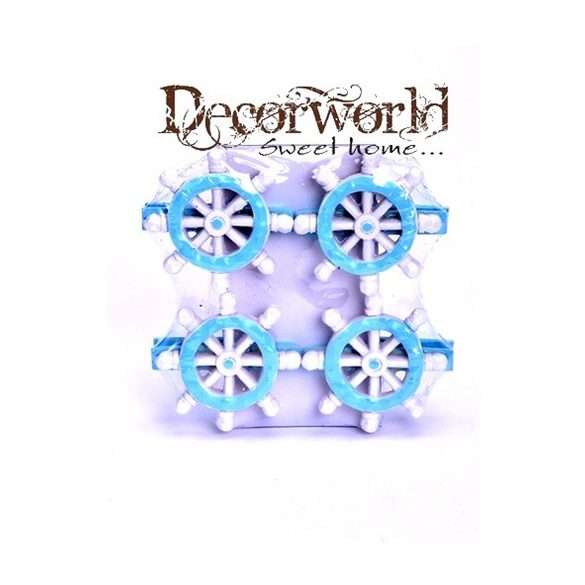 Hajókormány csipeszes poly 4,3 cm S/4 - Kék