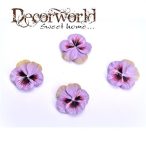 Virág ragasztós poly 4 cm - Sila S/4