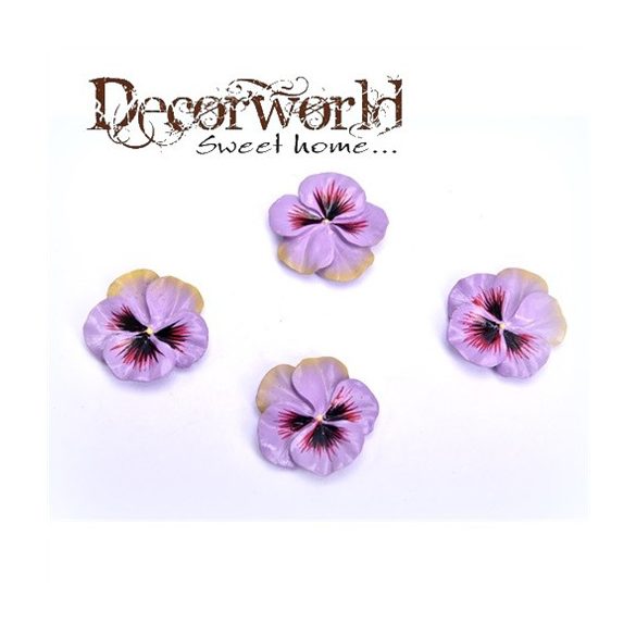 Virág ragasztós poly 4 cm - Sila S/4