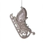 Szánkó műanyag 11x6x4cm - Pezsgő