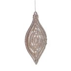 Csepp műanyag 12x6cm - Pezsgő