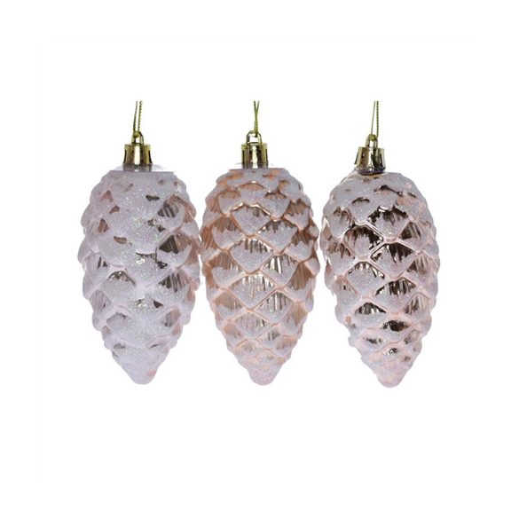 Toboz műanyag, dobozban 10cm - Arany 3 féle S/3