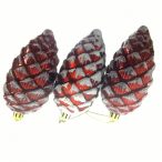 Toboz műanyag, dobozban 10cm - Piros 3 féle S/3