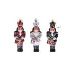   Katona glitteres akasztós műanyag 5,8x5,5x15cm piros fehér zöld 3féle