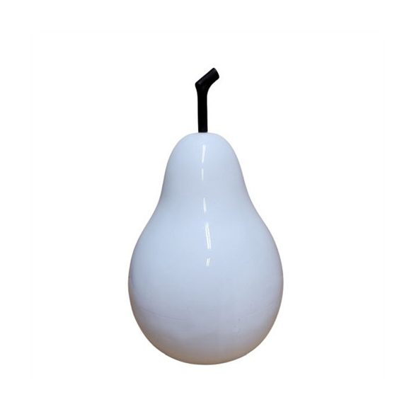 Műanyag körte 26cm - Fehér