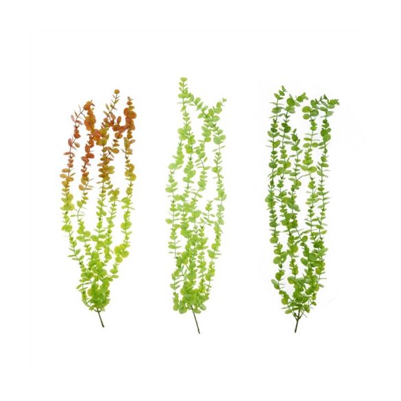 Futó növény műanyag zöld 80 cm 3 féle s.zöld,zöld,rozsda