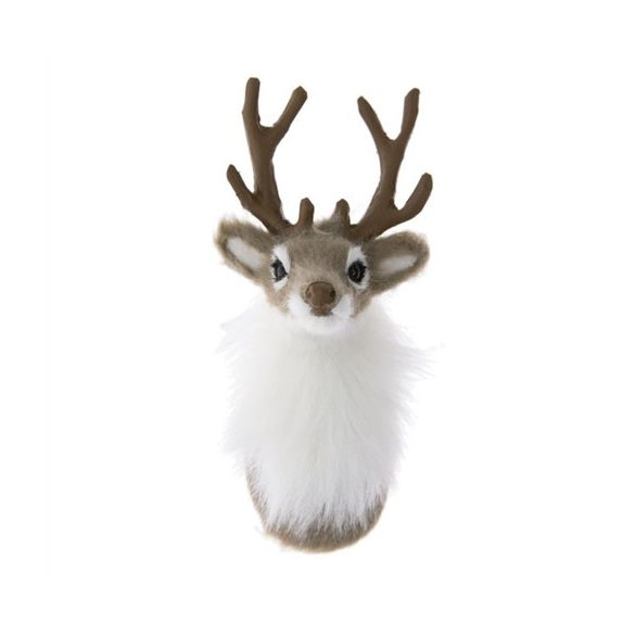 Szarvasfej trófea 9,5x5x7 cm - Szürke