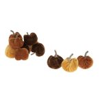 Tök bársony 4x5 cm barna S/12
