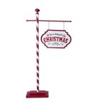 Karácsonyi tábla álló fém 114cm