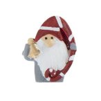   Manó csíkos sapkában öntapadós poly 3,4x2,6x0,8cm - Szürke S/6