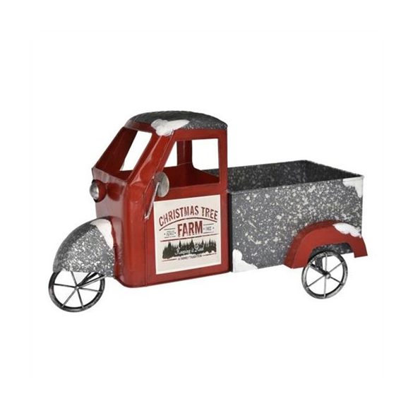 Kis autó tárolóval bádog 44,5x20x26 cm