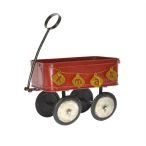 Kiskocsi bádog 36x21x42 cm