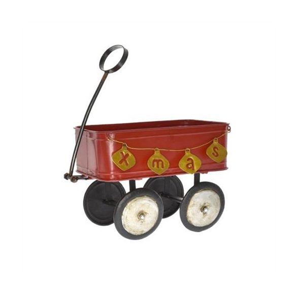 Kiskocsi bádog 36x21x42 cm