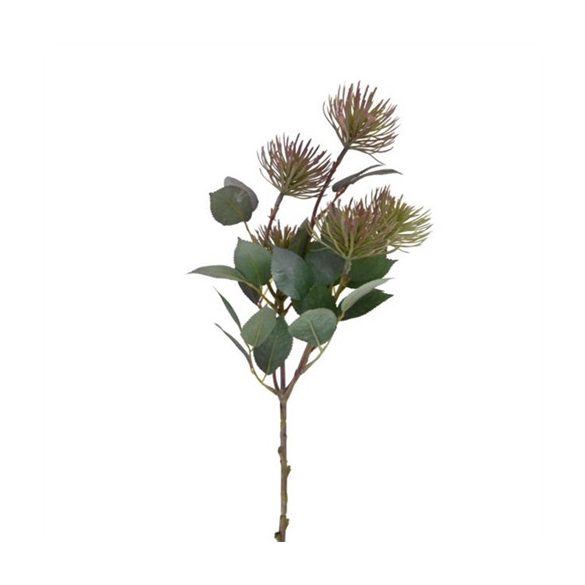 Selyemvirág szálas 62cm - Lila, zöld