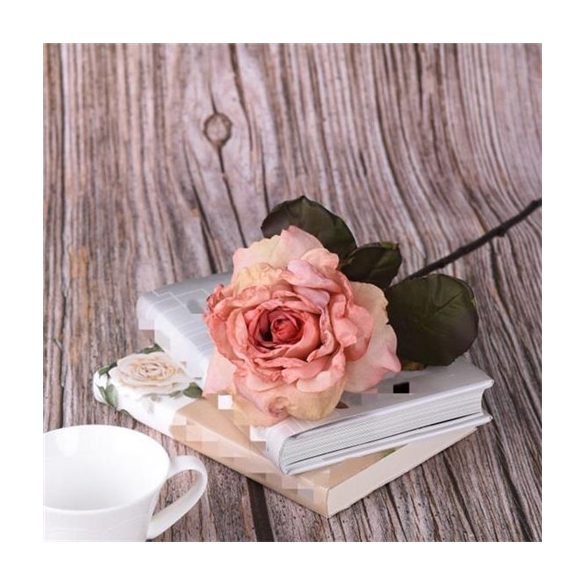 Rózsa szálas antik 65cm - Mályva