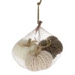 Tök kötött anyagból textil 8,9x7,6 cm - Barna,bézs