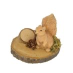 Mókus faszeleten poly 8,8x8,5x5,9 cm - Barna