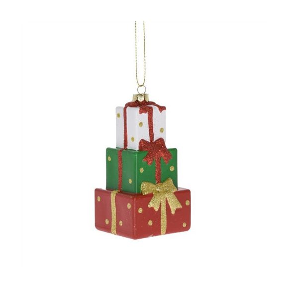 Ajándékdoboz akasztós műanyag 5,7x5,8x10,3cm