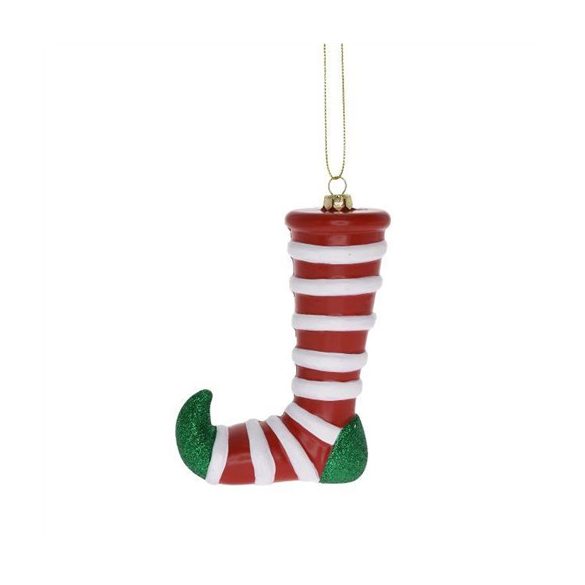 Karácsonyi zokni akasztós műanyag 8,8x4,9x12,8cm