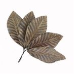 Levél betűzős 14cm - Arany S/30