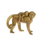 Majmok polimer 20,5x10,5x15,7cm - Arany