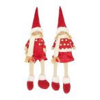   Gyerek fiú, lány pöttyös pulóverben, lógólábú 14x8x45cm - 2 féle