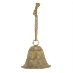 Csengő akasztós bádog 12,5x12cm - Antik arany