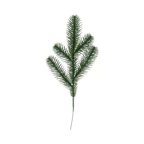 Fenyõág 5 ággal mûanyag 25cm - Zöld