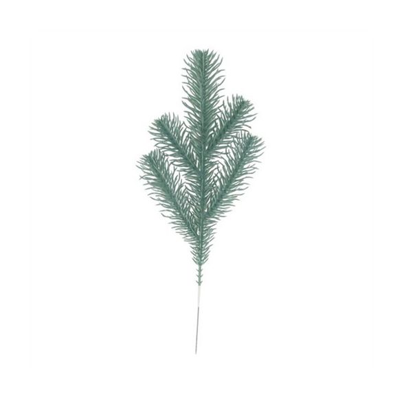Fenyõág 5 ággal mûanyag 25cm - Szürke