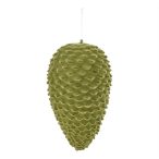 Toboz flokkolt, akasztós 30,5cm - Olivazöld