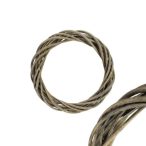 Vessző koszorú 20 cm - Szürke