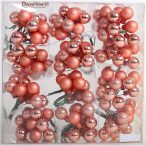 Kd. üveg pick Bogyós rosegold 1,5cm S/144