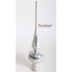 Kd. Csúcs fényes ezüst 24cm