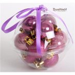 Műanyag gömb 3cm - Mályva S/12