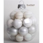 Kd. Gömb fehér 5/6cm S/28
