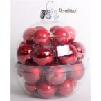 Kd. Gömb S/28db piros 6cm