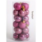 Gömb műanyag 3 cm - Mályva S/24