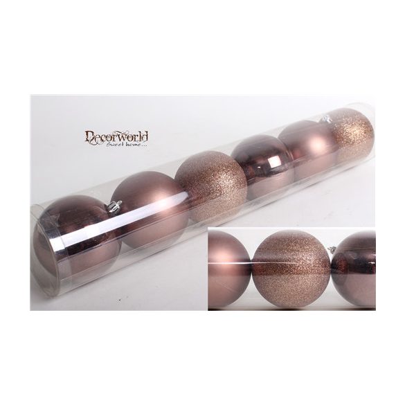 Kd. Gömb S/6db barna 8cm