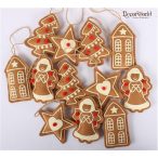 Dekor filc mézeskalács fugira 9,5cm több féle S/1