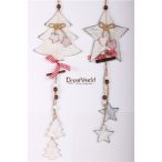 Fafenyő akasztós lógóval 43 cm - 2 féle