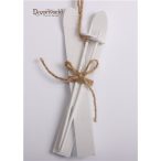 Dekor Fa Sílécek +bot fehér 16,5cm