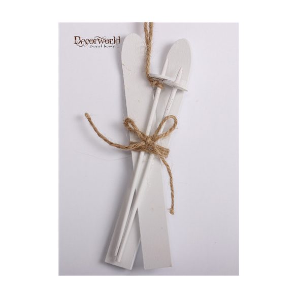 Dekor Fa Sílécek +bot fehér 16,5cm