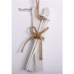 Dekor Fa Sílécek +bot fehér 12cm