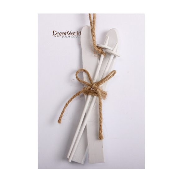 Dekor Fa Sílécek +bot fehér 12cm