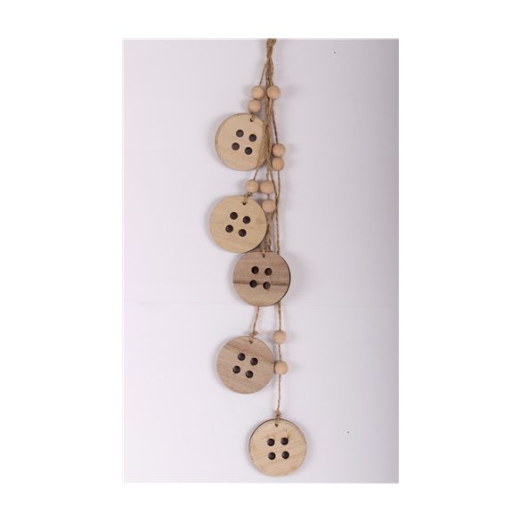 Lógó gombok 54cm - Natúr