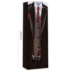 Papírtasak boros fekete öltöny 36cm