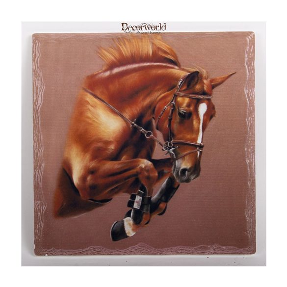 K. Alátét 4sz. Barna ló 16x16cm